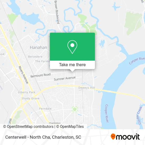 Centerwell - North Cha map