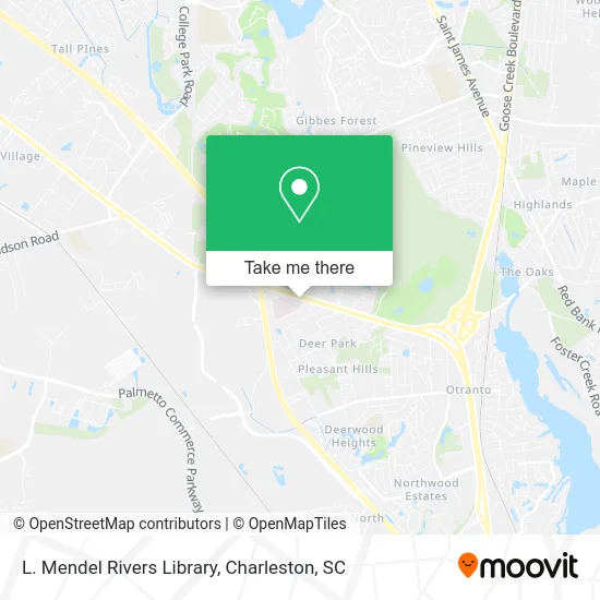 L. Mendel Rivers Library map