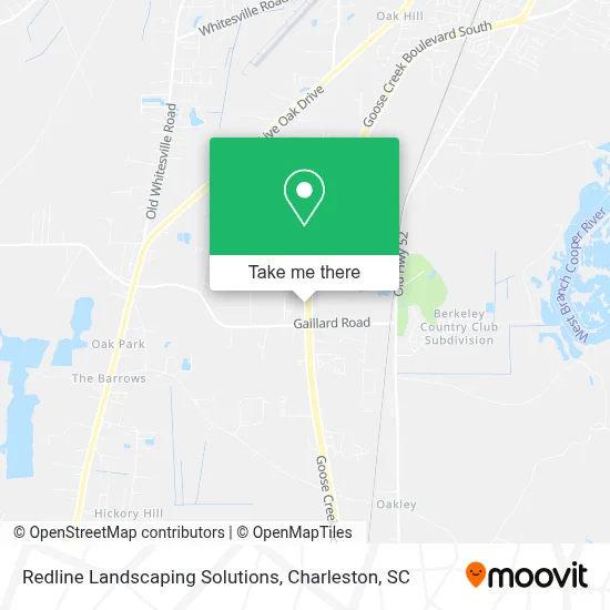 Redline Landscaping Solutions map