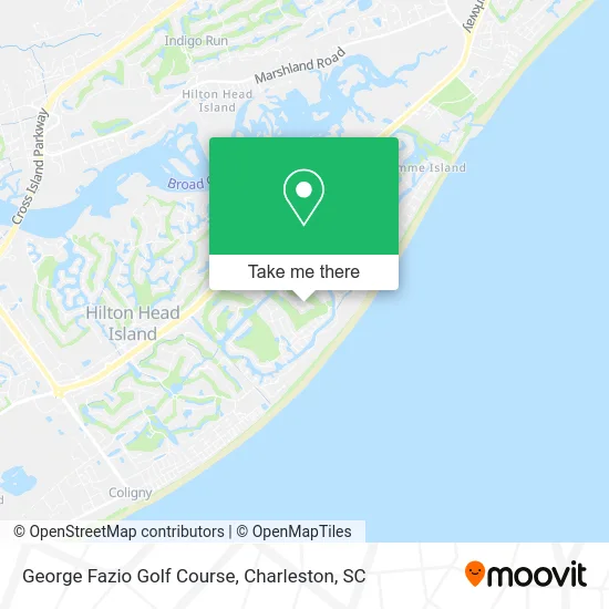 George Fazio Golf Course map