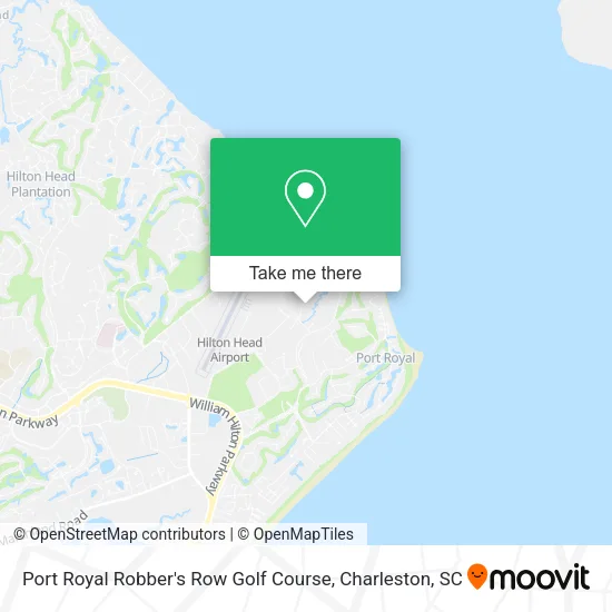 Port Royal Robber's Row Golf Course map