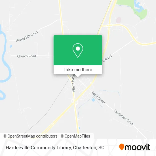 Hardeeville Community Library map