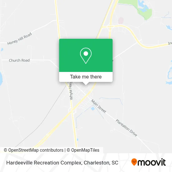 Hardeeville Recreation Complex map