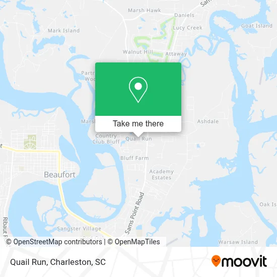 Quail Run map