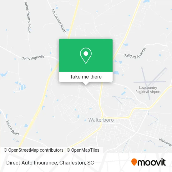 Direct Auto Insurance map