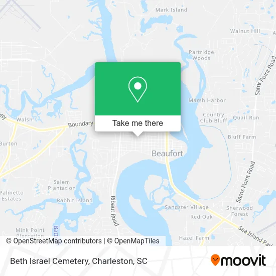 Beth Israel Cemetery map