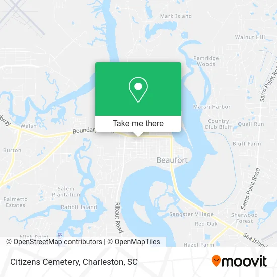 Citizens Cemetery map
