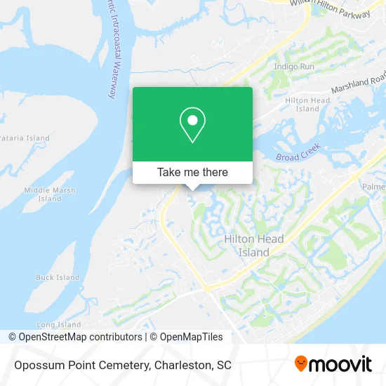 Opossum Point Cemetery map