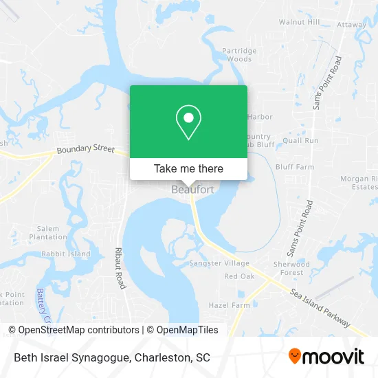 Beth Israel Synagogue map