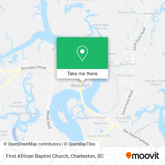 First African Baptist Church map