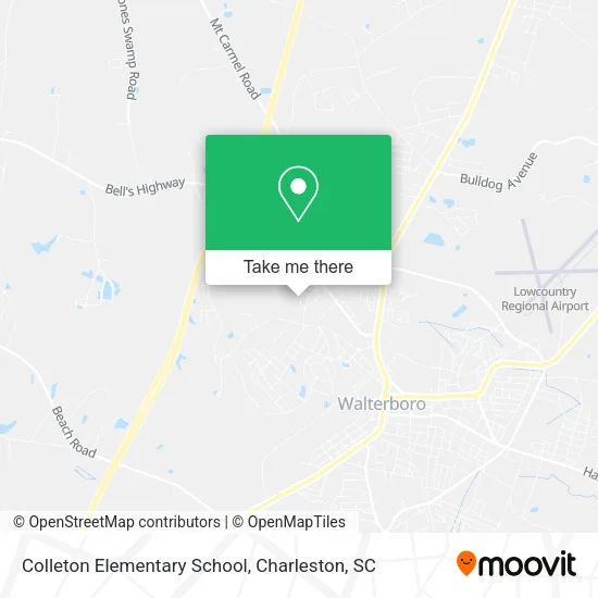 Colleton Elementary School map