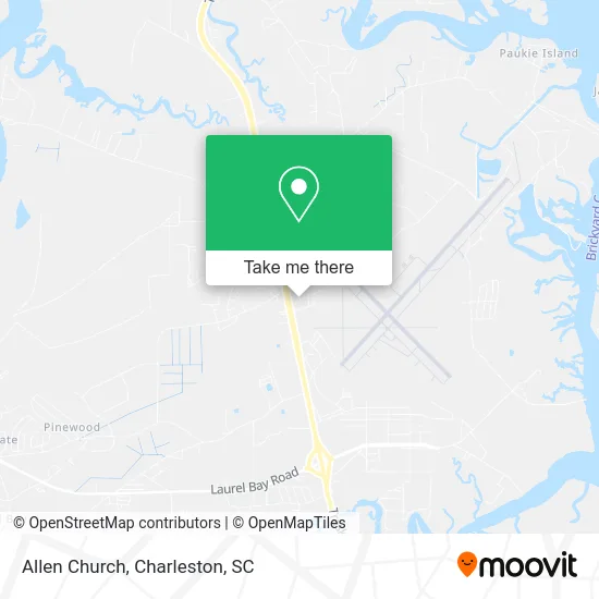 Allen Church map