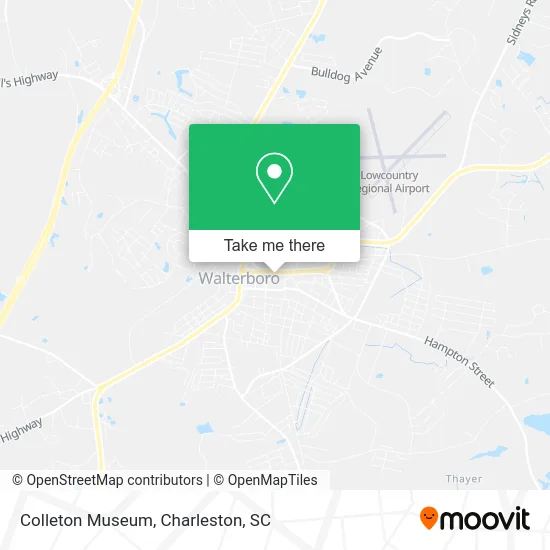 Colleton Museum map