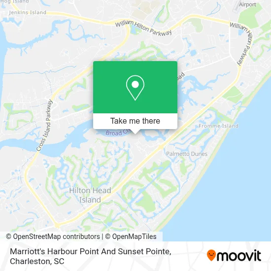Marriott's Harbour Point And Sunset Pointe map