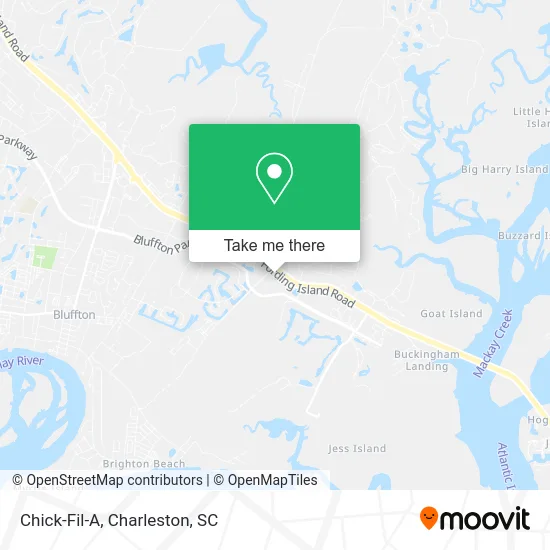 Chick-Fil-A map