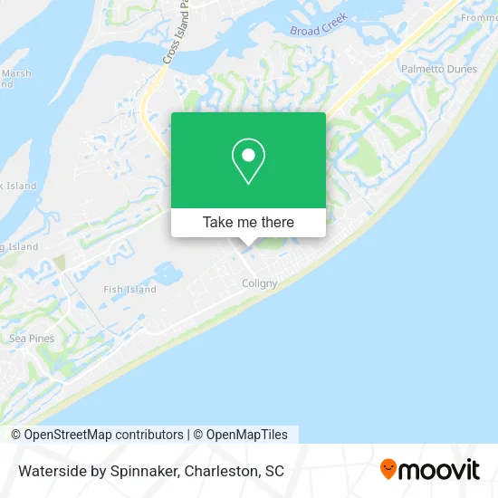 Mapa de Waterside by Spinnaker