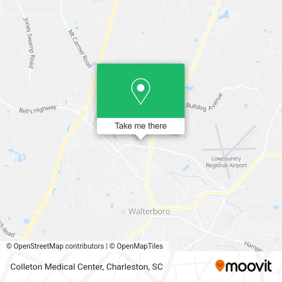 Colleton Medical Center map