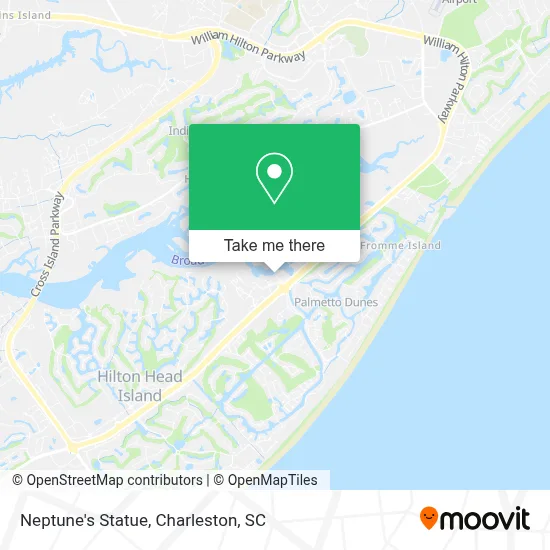 Neptune's Statue map