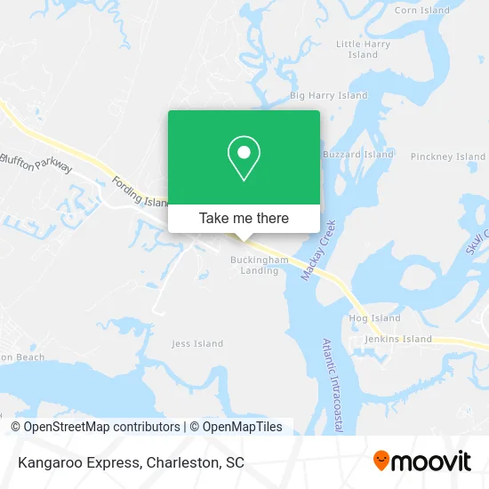 Kangaroo Express map