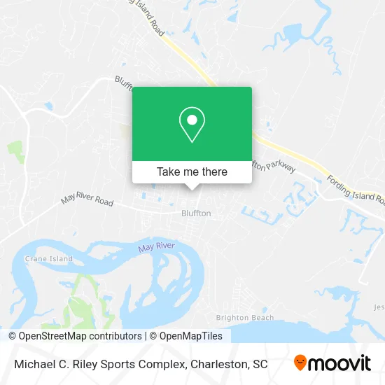 Michael C. Riley Sports Complex map