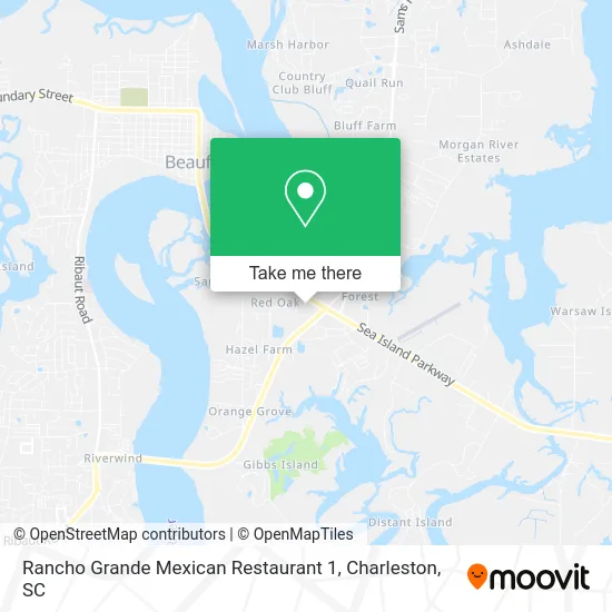 Rancho Grande Mexican Restaurant 1 map