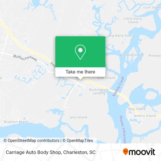 Carriage Auto Body Shop map