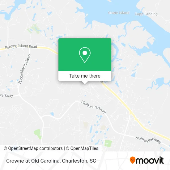 Crowne at Old Carolina map