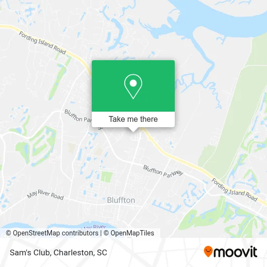 Sam's Club map