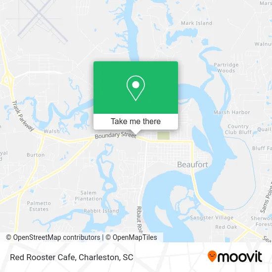 Red Rooster Cafe map