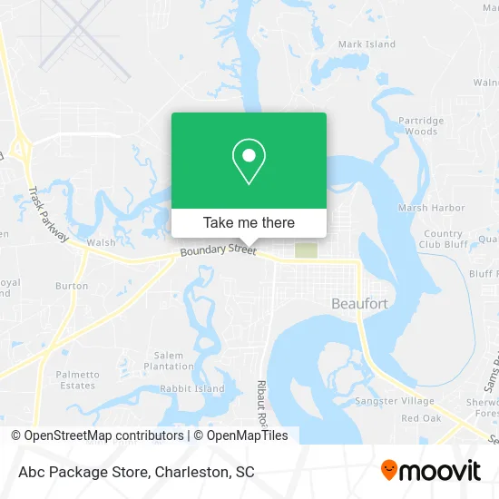 Abc Package Store map