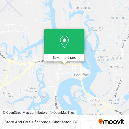 Store And Go Self Storage map