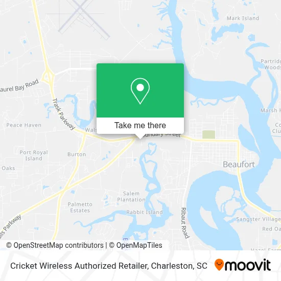 Cricket Wireless Authorized Retailer map