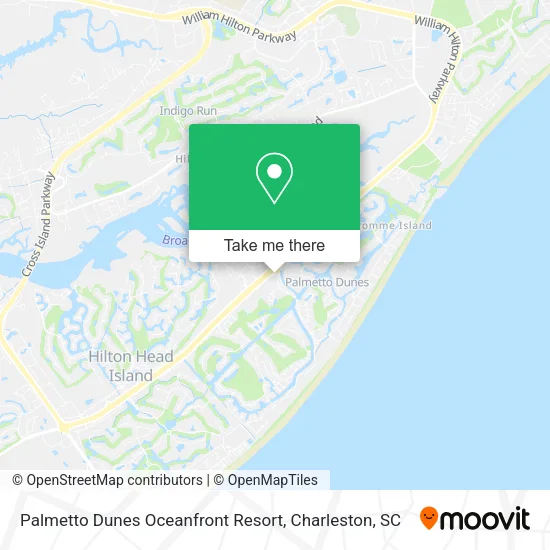 Palmetto Dunes Oceanfront Resort map