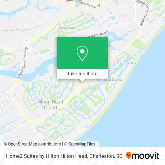 Home2 Suites by Hilton Hilton Head map