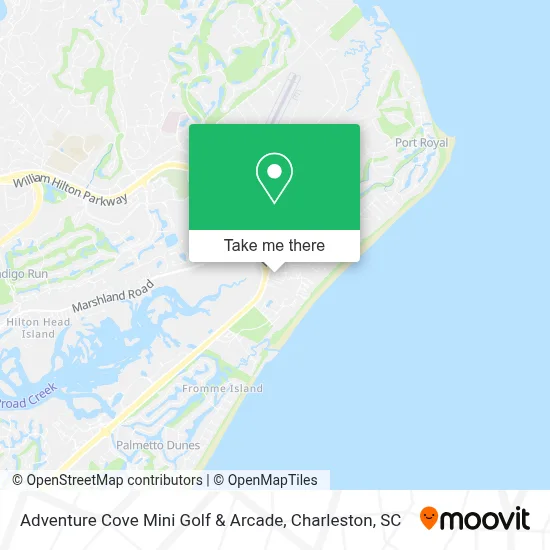 Adventure Cove Mini Golf & Arcade map
