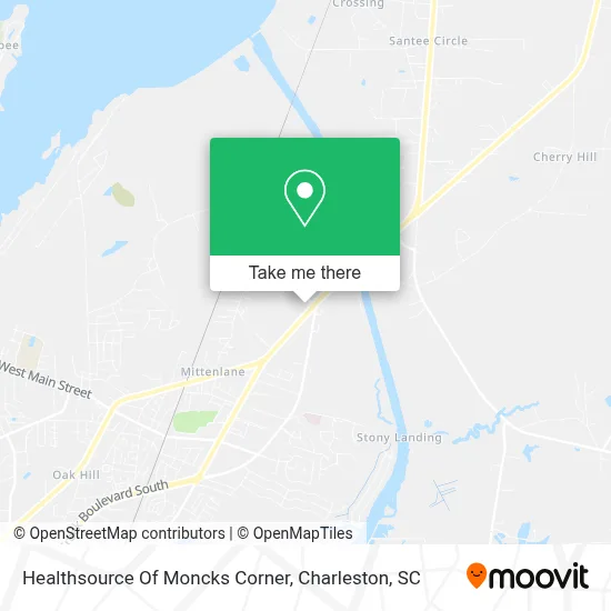 Healthsource Of Moncks Corner map
