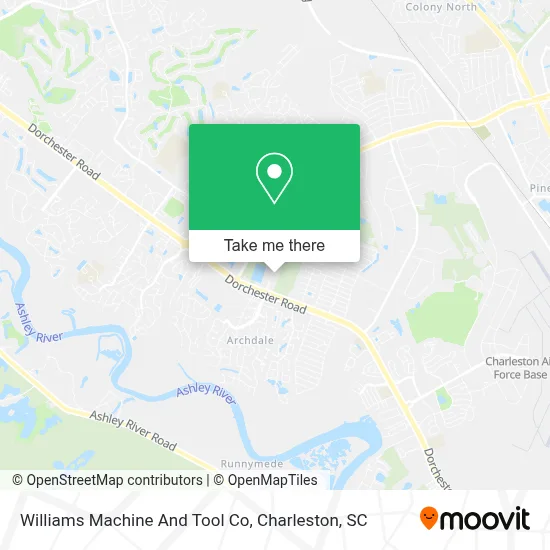 Williams Machine And Tool Co map