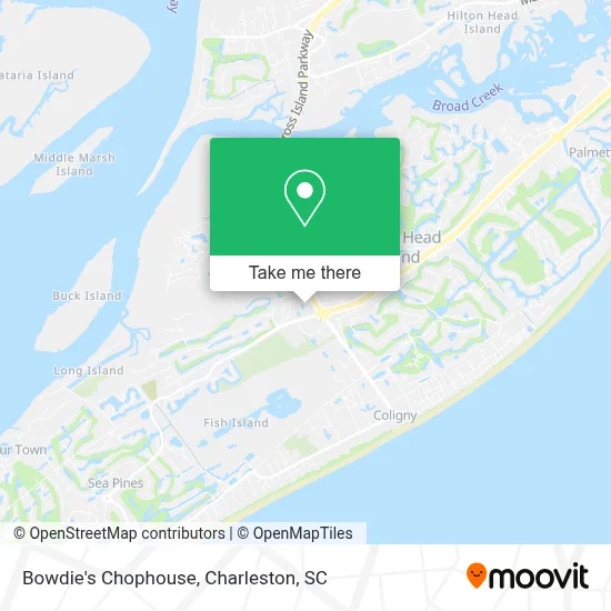 Bowdie's Chophouse map