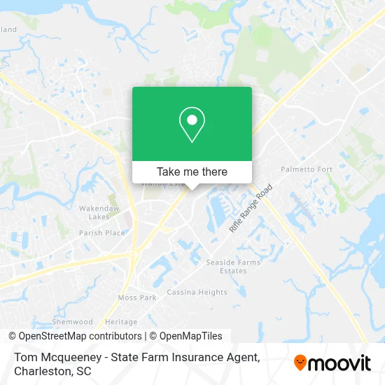 Tom Mcqueeney - State Farm Insurance Agent map