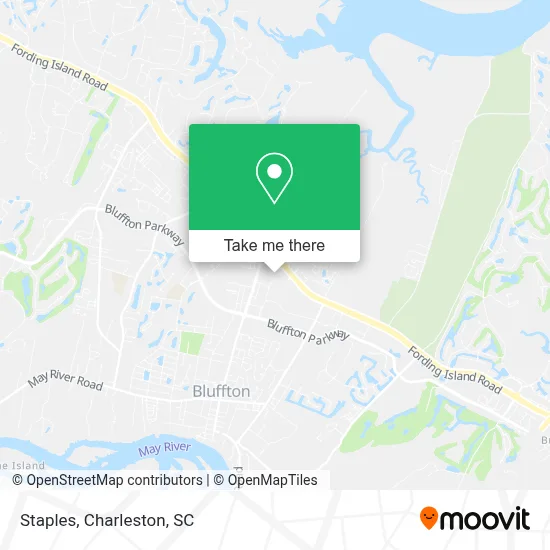 Staples map