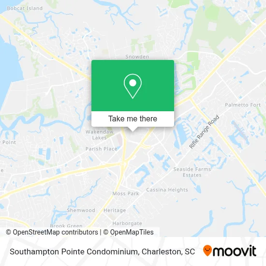 Southampton Pointe Condominium map