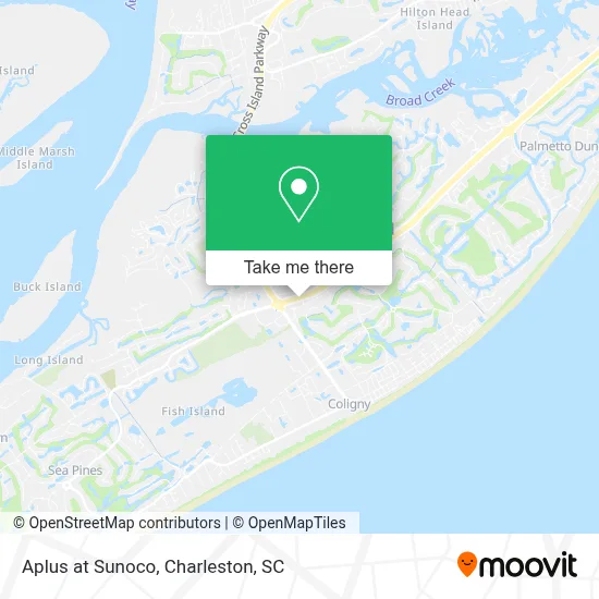 Aplus at Sunoco map