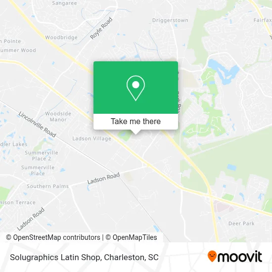 Solugraphics Latin Shop map