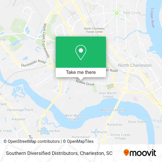 Southern Diversified Distributors map