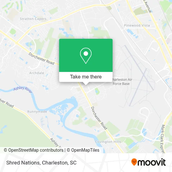 Shred Nations map
