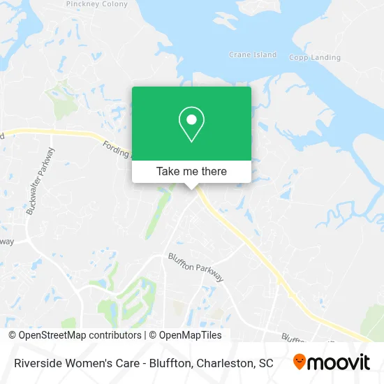 Riverside Women's Care - Bluffton map