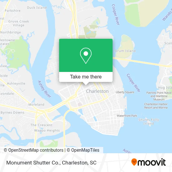 Monument Shutter Co. map