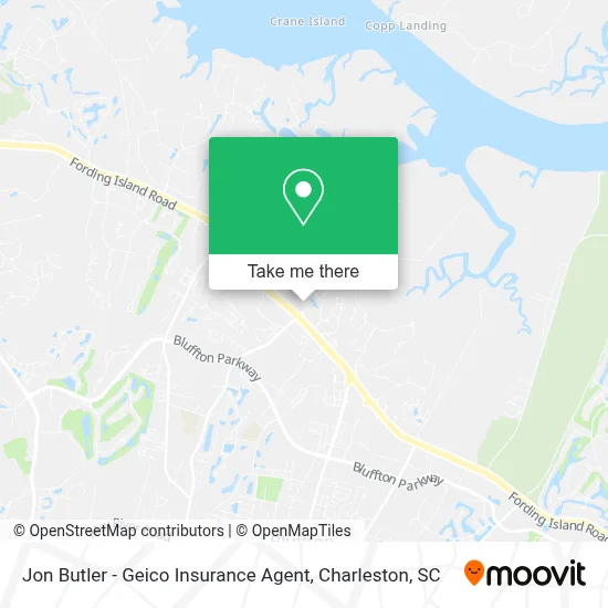 Jon Butler - Geico Insurance Agent map