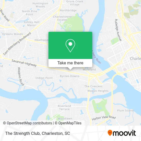 The Strength Club map