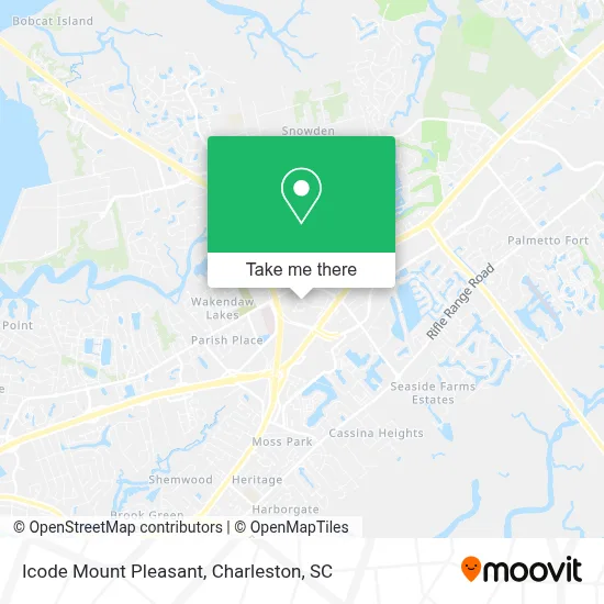 Icode Mount Pleasant map